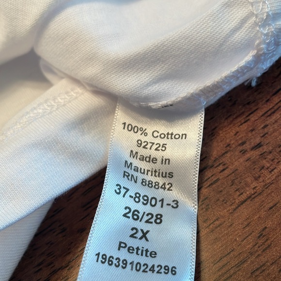 Woman Within petite long sleeve mock neck tee shirt NWOT - Picture 9 of 9